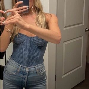 UO Cuordoroy Corset Top